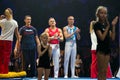 Gymnasts performance at the Ã¢â¬ÅLegends of SportÃ¢â¬Â show by Alexey Nemov